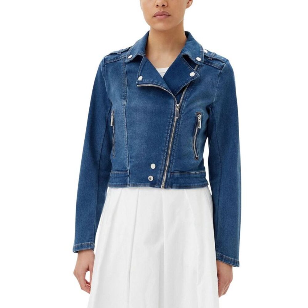 Morgan De Toi Blue Cotton Denim Women's Jacket